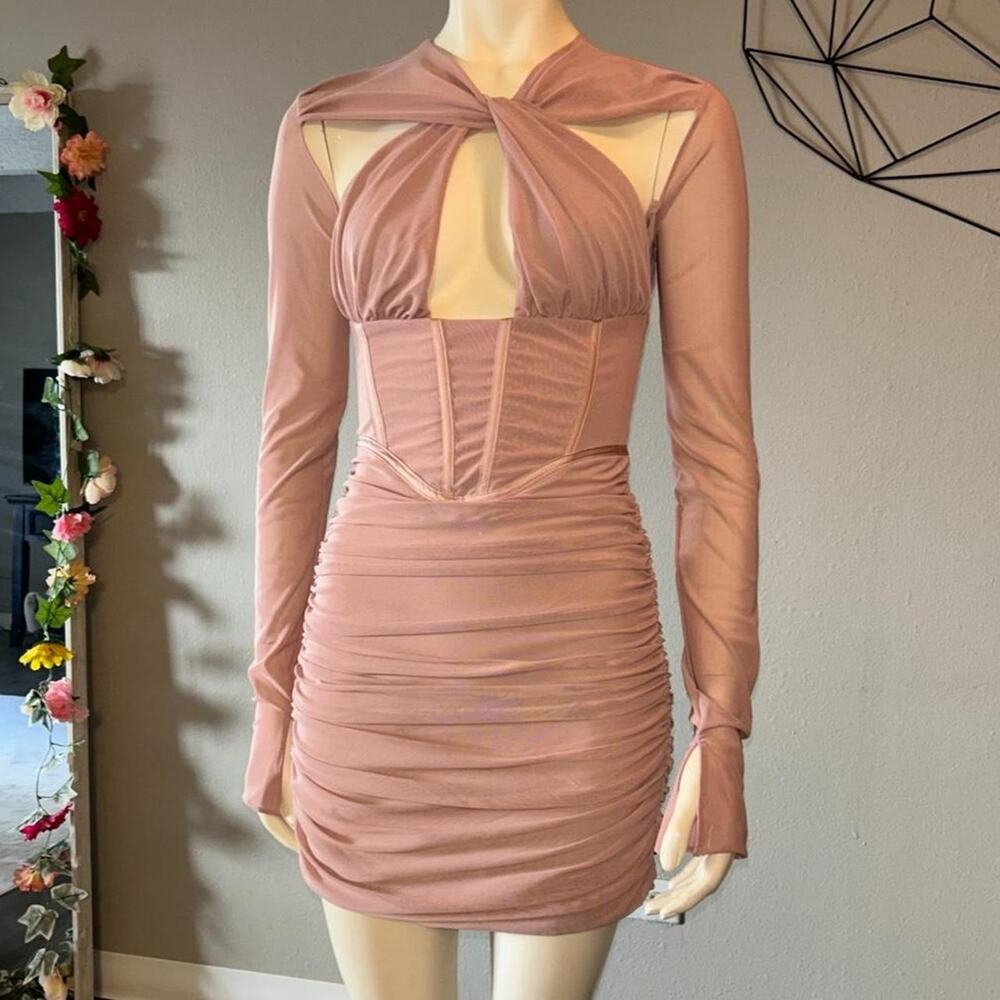 House of cb pink corset
